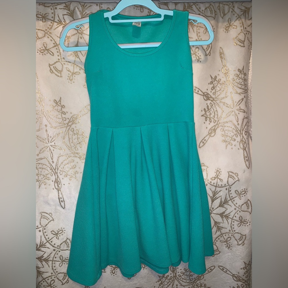 Sea foam green dress